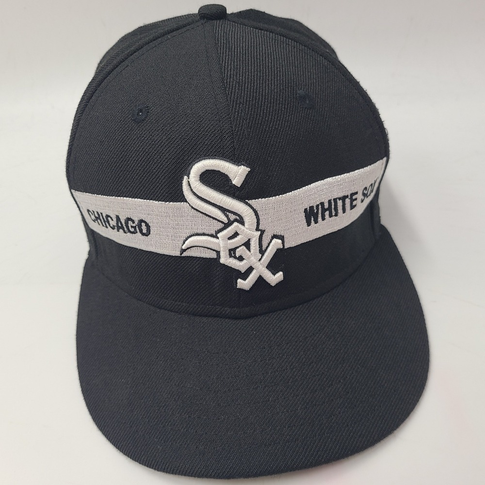 Chicago White Sox Hat Snapback New Era 9Fifty Black White MLB Baseball Wool Men